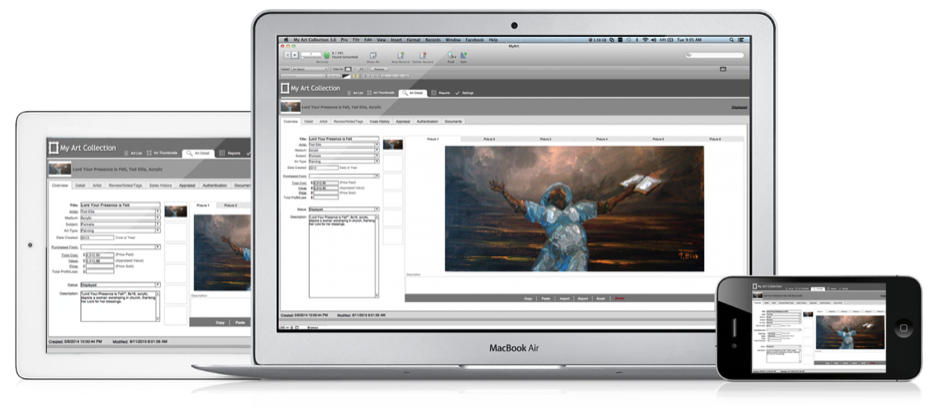The Easy Art Management Software for Mac, Windows and iOS + No Monthly Fees